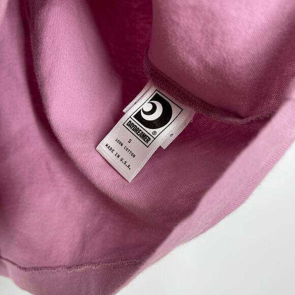 Daydreamer Def Leppard Adrenalize Tour Tee Pink Small NWOT - Picture 6 of 8